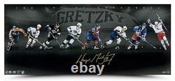 WAYNE GRETZKY Autographed The Art of Greatness 42 x 18 Photograph UDA