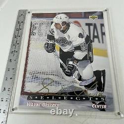 WAYNE GRETZKY GORDIE HOWE 1992-1993 UPPER DECK JUMBO SELECTS #G5 8x10 RARE