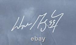 WAYNE GRETZKY SIGNED 16x32 THROUGH THE YEARS CAREER COLLAGE PHOTO FRAMED UDA COA