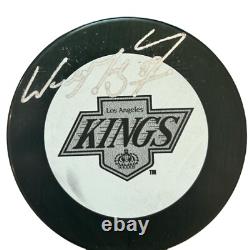 WAYNE GRETZKY SIGNED Los Angeles Kings Puck withCOA WGA LA UDA Upper Deck