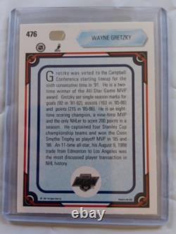 WAYNE GRETZKY SIGNED UPPER DECK Hockey Card 1990-91 Upper Deck #476