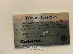 WAYNE GRETZKY Salvino Figurine 941/950 SIGNED AUTOGRAPHED UPPER DECK RARE