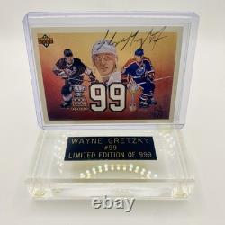 WAYNE GRETZKY Signed 1991 Upper Deck #38 Autographed 113/999 AUTO
