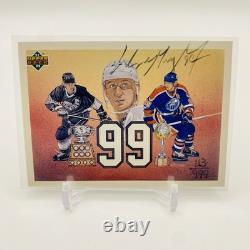 WAYNE GRETZKY Signed 1991 Upper Deck #38 Autographed 113/999 AUTO