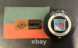 WAYNE GRETZKY Signed Auto Rangers Official Game Puck Upper Deck UDA Coa