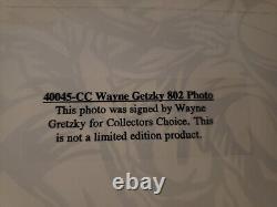 WAYNE GRETZKY UPPER DECK LIMITED EDITION 802 GOAL SIGNED 8x10 PHOTO UDA
