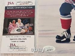 WAYNE GRETZKY signed 8x10 photo RANGERS JSA and UPPER DECK