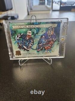 W. Gretzky & S. Yzerman The Cup 21-22 Signature Renditions Combos Sr2-yg