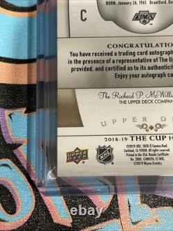 Wayne Gretzky 02/12 Auto 2018-19 Upper Deck The Cup Los Angeles Kings #25 (PH)