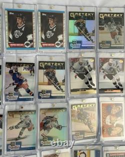 Wayne Gretzky 100 Card Lot 1989 1999 Upper Deck UD Topps Pinnacle Score