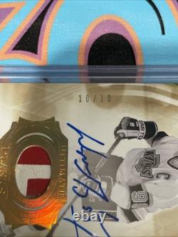 Wayne Gretzky 10/10 Ultimate Planks Auto 2023-24 Upper Deck Ultimate LPL-WG (PH)