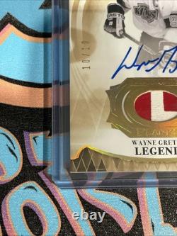 Wayne Gretzky 10/10 Ultimate Planks Auto 2023-24 Upper Deck Ultimate LPL-WG (PH)