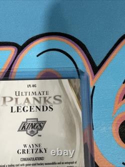 Wayne Gretzky 10/10 Ultimate Planks Auto 2023-24 Upper Deck Ultimate LPL-WG (PH)