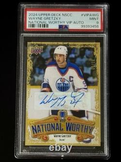 Wayne Gretzky /10 Auto PSA 9 Pop 1 None Higher Upper Deck National Worthy VIP