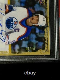 Wayne Gretzky /10 Auto PSA 9 Pop 1 None Higher Upper Deck National Worthy VIP