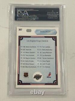 Wayne Gretzky 1990 Upper Deck Authentic Auto Card PSA DNA Los Angeles Kings #307