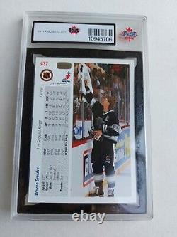 Wayne Gretzky 1991-92 Upper Deck Hockey Card KSA Graded 7.5 NM+