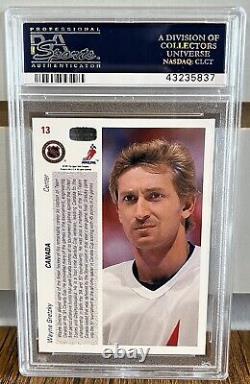 Wayne Gretzky 1991 Upper Deck #13 Canada Cup PSA 10 GEM MINT LOW POP