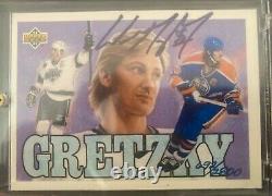 Wayne Gretzky 1992-93 Upper Deck Hockey Heroes Auto. 692/2800. Authenticated