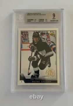 Wayne Gretzky 1993-94 Upper Deck #99b2 -802 Gold -beckett Grading-mint 9