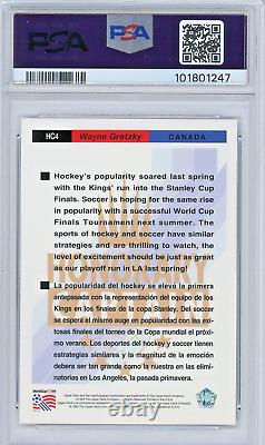 Wayne Gretzky 1993 UD World Cup Honorary Captains Gold #HC4 PSA 10