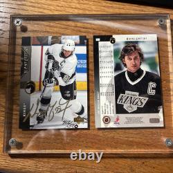 Wayne Gretzky 1994 UPPERDECK commemorative 412/500 HARD AUTOGRAPH w UD HOLOGRAM