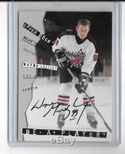 Wayne Gretzky 1995 Upper Deck Be A Player Autograph Auto -ssp