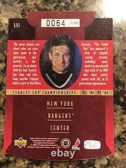 Wayne Gretzky 1996-97 Upper Deck Lord Stanley's Heroes #d /1000. LS1