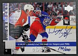 Wayne Gretzky 1997-98 Upper Deck Certified Autograph Signed Auto /500 NY Rangers