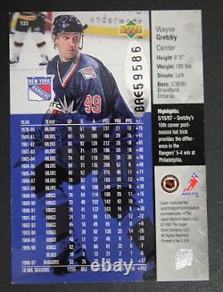 Wayne Gretzky 1997-98 Upper Deck Certified Autograph Signed Auto /500 NY Rangers