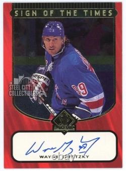 Wayne Gretzky 1997-98 Upper Deck SP Authentic Sign Of The Times Auto Card #WG