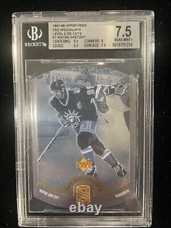 Wayne Gretzky 1997-98 Upper Deck The Specialists S1 LEVEL 2 #/100 Die Cut BGS7.5
