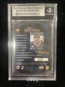 Wayne Gretzky 1997-98 Upper Deck The Specialists S1 LEVEL 2 #/100 Die Cut BGS7.5