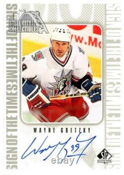 Wayne Gretzky 1998-99 Upper Deck SP Authentic Sign Of The Times Auto Card #WG
