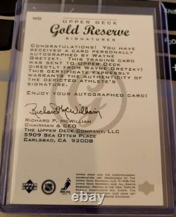 Wayne Gretzky 1998 Upper Deck Gold Reserve Card #132/200