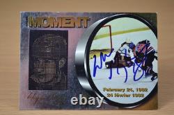 Wayne Gretzky 1998 Upper Deck McDonald's Moment Card M-2 SIGNED AUTOGRAPHED RARE