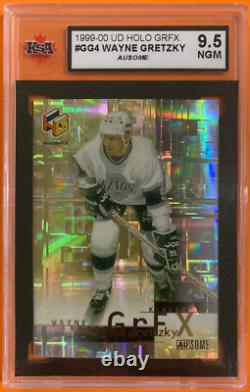 Wayne Gretzky 1999-00 Upper Deck HoloGrFX AuSOME #GG4 Graded KSA 9.5 NGM