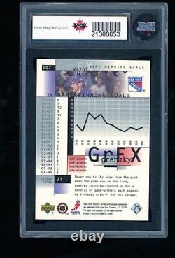 Wayne Gretzky 1999-00 Upper Deck HoloGrFx GrFx #GG7 St. Louis Blues KSA 10 GEM