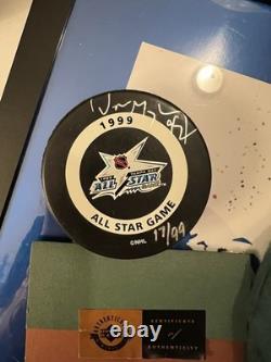 Wayne Gretzky 1999 NHL All Star Game Autographed LIMITED Puck With Upper Deck COA