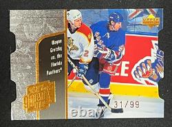 Wayne Gretzky 1999 Upper Deck Year Of The Great One DIE CUT /99 Quantum #GO12