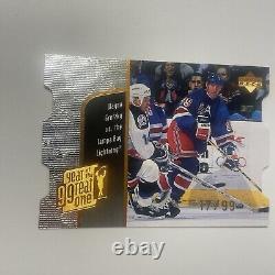 Wayne Gretzky 1999 Upper Deck Year Of The Great One DIE CUT /99 Quantum GO24