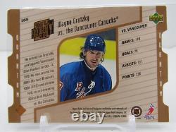 Wayne Gretzky 1999 Upper Deck Year Of The Great One Die Cut! #16/99! Ny Rangers