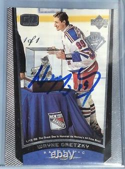 Wayne Gretzky 1/1 Auto UD 2019-20 Buyback COA NY New York Rangers Upper Deck SP