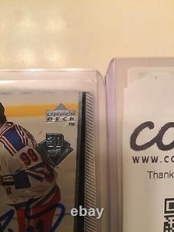 Wayne Gretzky 1/1 Auto UD 2019-20 Buyback COA NY New York Rangers Upper Deck SP