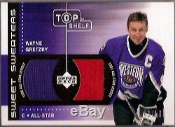 Wayne Gretzky 2002-03 Upper Deck Top Sheet Sweet Sweaters Jersey Rare