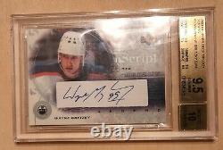 Wayne Gretzky 2003-04 UD Trilogy Autograph BGS 9.5/ 10. TRUE GEM MINT. SUPER