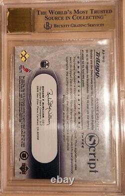 Wayne Gretzky 2003-04 UD Trilogy Autograph BGS 9.5/ 10. TRUE GEM MINT. SUPER