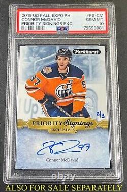 Wayne Gretzky 2003 Upper Deck Trilogy Script 3 Autograph Auto Psa 9 Pop1 NHL Hof
