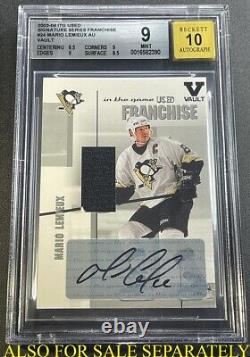 Wayne Gretzky 2003 Upper Deck Trilogy Script 3 Autograph Auto Psa 9 Pop1 NHL Hof