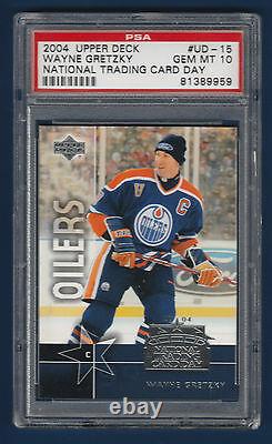 Wayne Gretzky 2004 Upper Deck National Trading Card Day No Ud15 Psa 10 5624